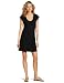 Fresh Laundry Women's Long Dress T-Shirt, Black, Medium