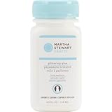 Martha Stewart Crafts Glitter Glue with Brush, 4-Ounce