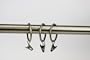 A&F Rod D�cor - 10 CURTAIN RINGS W/CLIPS 1-3/8 inch Antique Brass