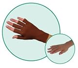 Helastic Gauntlet - Helastic Hand Portion with - Finger Stubs, Beige, Size 1, Extra Small, Compress