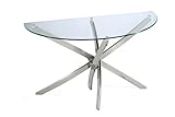 UPC 788093096338 product image for Magnussen T2050 Zila Metal Demilune Sofa Table | upcitemdb.com