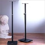 VTI BL Series 33.75 - 59 inch Adjustable Height Speaker Stands (Black or Si ....