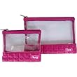 Lug Clearview Envelopes 2 Pack - Airport & airline approved, Pink