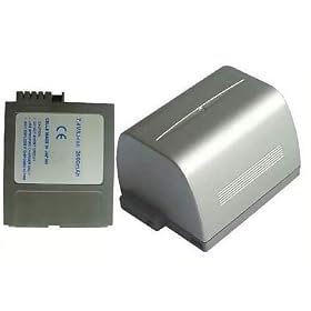 7.40V,2500mAh,Li-ion,Replacement Camcorder Battery for CANON MV4, MV4i, MV4iMC, MVX10i, Optura 300, CANON DM, Elura, IXY DVM2, MV-3 Series, Compatible Part Numbers: BP-406, BP-407, BP-412, BP-422