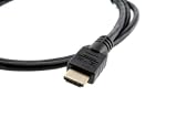 iZKA Basics - High Speed HDMI to HDMI 1M Cable - 24K Gold Connectors - For Use With SKY HD, Blu-Ray, DVD, PS3, Xbox, Wii U, Mini Computer, Philips, Toshiba, LG, Panasonic, Samsung, Sharp, Mitsubishi, Vizio, Sony, Apple TV, Plasma LCD LED HD TV, Virgin Box etc - Type A to Type A - 1.4V Supports Ethernet 3D Audio Return (Newest Standard)