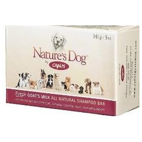 Canus Goat's Milk Skin Care Nature's Dog Grooming Products Goat's Milk All Natural Shampoo Bar 5 oz. (Pack of 5)