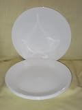 Set of 5 - Corelle Livingware 10 Inch Dinner Plates, Winter Frost White