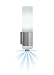 Steinel L 265 S SensorLeuchte mit LED-Lichtkranz und Power-LED-Effektlicht alu-silber