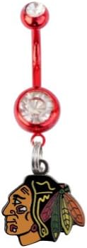 Chicago Blackhawks Belly Button Navel Ring