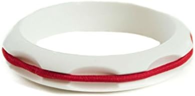 Hairbanglez Miniz Kids Sporty Silicone Fashion Hair Band Bracelet - White