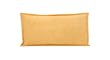Decorative Pillow Features Activated Bamboo Carbon and Natural Color Dyes, Rectangular Small, Orange