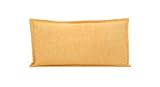 Decorative Pillow Features Activated Bamboo Carbon and Natural Color Dyes, Rectangular Small, Orange