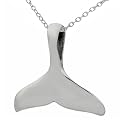Sterling Silver Whale Tail Necklace