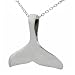 Sterling Silver Whale Tail Necklace