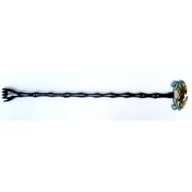 Click here to buy Back Scratcher - Ocean Crab Shellfish Design (Teal Spots) by Star.