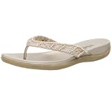 Unlisted Womens Native Culture Thong,Champagne,6 M