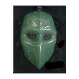 Green Goalie Mask