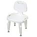 Ableware 727142021 Brown Bath Safe Adj Shower Seat with Arm