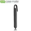 Case-Mate iPhone 4S Firenze Premium Soft Leather Case with Screen Protector, Grey/Black フィレンツェ プレミアム ソフトレザー ポーチタイプ ケース (液晶保護シート つき) グレー／ブラック CM011842