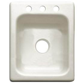 Peachtree Forge PF13 Lanier Prep Sink, 3-Hole, Biscuit by Peachtree Forge