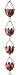 Copper Rain Chain Lotus Lily Flower