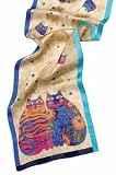 Feline Whimsy Scarf by Laurel Burch
