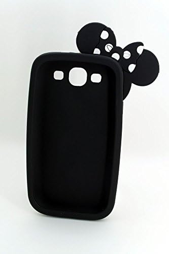 Disney Minnie Mouse Hide and Seek Silicone Case for Samsung Galaxy S3 i9300-Black