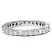 1.00CT Prong Diamond Eternity Ring 14K White Gold