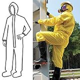 KLEENGUARD A70 Chemical Spray Protection Apparel with Bound Hood & Boots, 3X-Large [PRICE is per EACH]