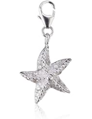 VINANI brand Germany 925 Sterling Silver Charm Pendant Starfish Zirconia HSE