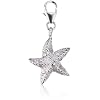 VINANI Charm Anhaenger Seestern Zirkonia Silber 925 HSE