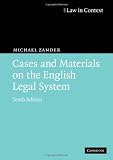 Cases and Materials on the English Legal System (Law in Context)