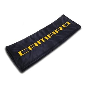 Camaro Yellow Word Seat Belt Shoulder Pad