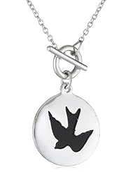 Platinum Plated Sterling Silver Black Rhodium Necklace