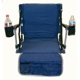UNIQUE Heavy-Duty OASIS Sport Seat w/ IPOD HOLDER & CELL PHONE HOLDER-3 Years Warranty-High Quality Construction-A BONUS SOLAR RECHARGEABLE KEY-CHAIN LED LIGHT INCLUDED WITH YOUR PURCHASE...