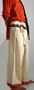 Unisex Indian Wrap Pants - Cream