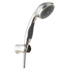 Delta Faucet 56513-SS Three-Function Wall-Mount Hand Shower, Stainless