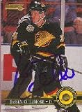 Jassen Cullimore, Vancouver Canucks Autographed Card