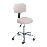 Boss Office Products B245-BK Caressoft Medical Stool Office Chair