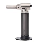BonJour Creme Brulee Pro Culinary Torch with Fuel Gauge