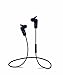 New Black Sport Wireless Bluetooth 4.0+apt-X+ A2DP technology,Noise Cancellation, Stereo Earbuds/Headphone earphone with In-Line Microphone, Built in Li-battery