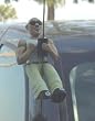 Cholo Vato Lowrider Traffic Stopper Antenna Topper Accessory