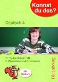 Produkt-Bild: Kannst du das? 4. Klasse Deutsch: Fit f&uuml;r den &Uuml;bertritt in Deutsch
