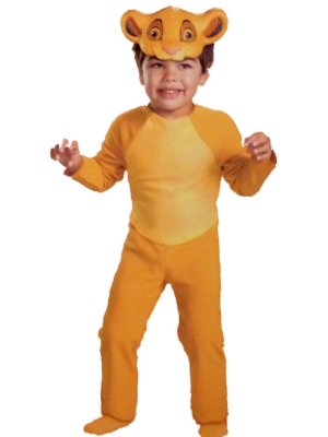 NEW DISNEY LION KING SIMBA TODDLER COSTUME DRESS UP MEDIUM 3T 4T