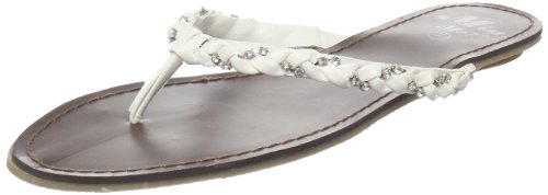 Miss Me Women's Finch-13A Flip Flop,White,6.5 M US