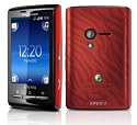Sony Ericsson Xperia X10 mini Smartphone mit Passion Cover (ohne Branding, 6,6 cm (2,6 Zoll) Display, Touchscreen, 5 Megapixel Kamera) schwarz/schwarz