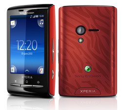 Produkt-Bild: Sony Ericsson Xperia X10 mini Smartphone mit Passion Cover (ohne Branding, 6,6 cm (2,6 Zoll) Display, Touchscreen, 5 Megapixel Kamera) schwarz/schwarz