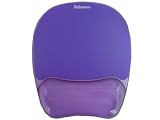 Gel Crystal Transparent Mousepad and Wrist Rest - Purple