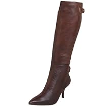 Nine West Women's Nevan Boot,Dark Brown,6.5 M US