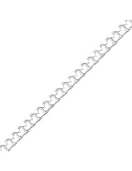 Sterling Silver 5mm Square Link Chain - 18 Inch